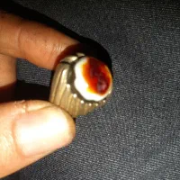 عقیق سه پوست بقرانی کهنه