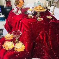 لحاف مروارید دوزی شده
