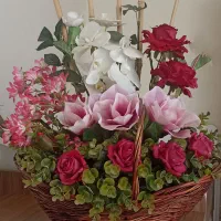 سبد گل تزیینی