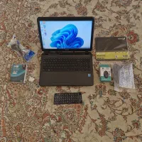 لپ تاپ دانشجویی hp کاملا سالم و مرتب با باتری نو