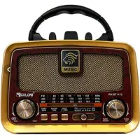 رادیو گولون 3 موج برقی شارژی باطری خور