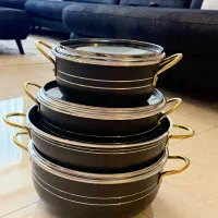 ست قابلمه و ماهی تابه
