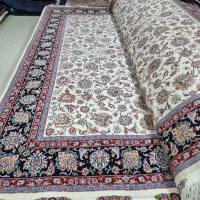 فرش دستباف جفت 9 متری بافت نیشابور اعلا
