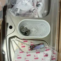 سینک ظرفشویی استیل اخوان در ابعاد ۶۰×۱