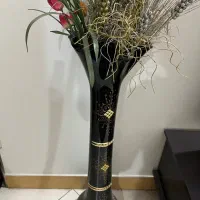 گلدان شیشه ای بلند