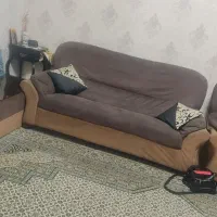مبلمان هفت نفره و تخت دوبل یکنفره