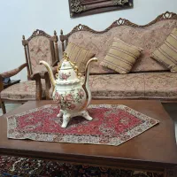 مبلمان استیل چوب راش مدل کاج