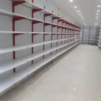 سوپری پایه دیواری و وسط قفسه قرمز