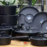 سرویس قابلمه گرانیت ۱۷ پارچه وارداتی