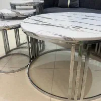 میز جلو صندلی به همراه ۳ عسلی