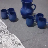 پارچ لیوان سفالی