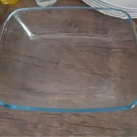 تابه پیرکس فرانسه جا شمعی ظرف الماسی چینی زرین
