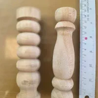 پایه چوبی طرح دار ۱۴ سانت