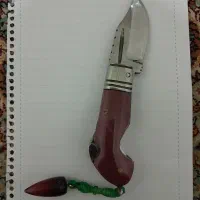 چاقو. دسته کهربا