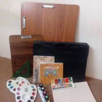 تخته، آبرنگ، گواش، کیف آرشیو، کاغذ کیلویی