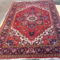 یک جفت فرش دست بافت تاجری ۶متری نو