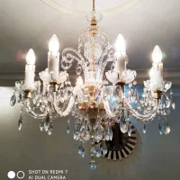 یک عدد لوستر ۸ شاخه آنتیک و قدیمی ...