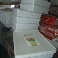 فروش سطل ودبه خالی دست دوم وجعبه خالی