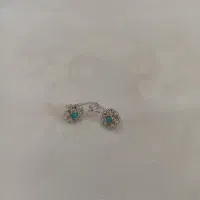 گوشواره نقره کار ملیله اصفهان کد ۵۴۵