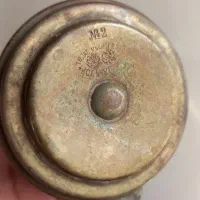 آفتابه لگن برنجی روسی مارکدار