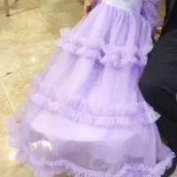 لباس عروس دخترانه بچگانه با صندل مجلسی