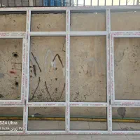 فروش پنجره دو جداره یو پی وی سی با شیشه طلایی