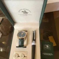 ساعت پولو اصل آمریکایی باجعبه(دکمه سردست و خودکار)