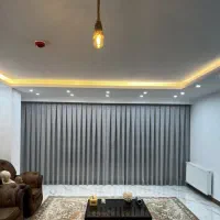 فروش پرده مدرن قدی - دوخت پلیسه - حریر زخیم