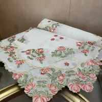رومیزی گلدوزی وزری دوزی خارجی