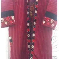 مانتو ابریشمی ترکمنی