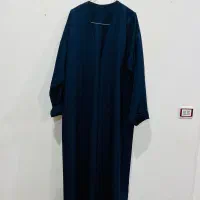 مانتوی بلند رنگ سرمه ی شیک