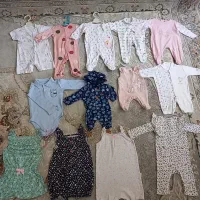 لباس نوزادی در حد خیلی نو مناسب سیسمونی