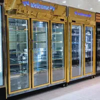 یخچال سه درب نما طلایی