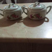 قندان قدیمی گل سرخی