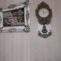 تابلو فرش وساعت دیواری