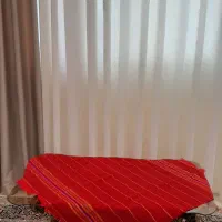 انواع رومیزی ،سفره دستبافت مخمل  قیطان دوزی شده نو