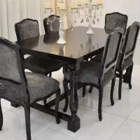 میز نهار خوری غذاخوری ابزاری کویین فرانسوی۳۲ تومن
