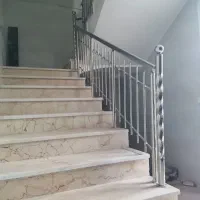 نرده استیل نرده فلزی حفاظ دیوار گوزنی حفاظ جان‌پنا