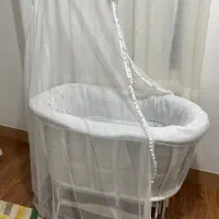 گهواره همراه با ست گارددار نوزاد