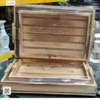 سینی چوبی،استند دو طبقه