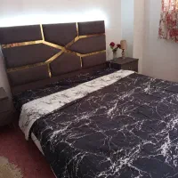 تخت خواب دونفره توسی رنگ