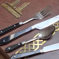 کارد و چنگال.صنایع دستی.سوغات زنجان