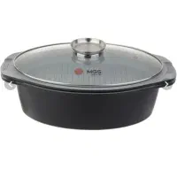 ماهیتابه سایز بزرگ ۳تکه سایز ۳۸ مخصوص مرغ وماهی