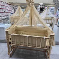 گهواره سنتی سیسمونی نوزاد تخت کنار مادر مدل نازلی