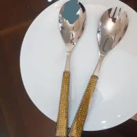 قاشق و چنگال سرو خورشت