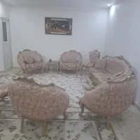 مبل نو و قشنگ 9 نفره با 3تا جلو مبلی