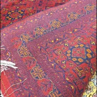 فرش دستباف ترکمن اصل پشم سیرجان