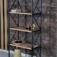 استند/کتابخانه/ایستاده/فلزی/ضربدری