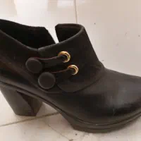 کفش مجلسی سفید مشکی