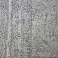 یک جفت فرش قیطران گل برجسته طرح شهرزاد